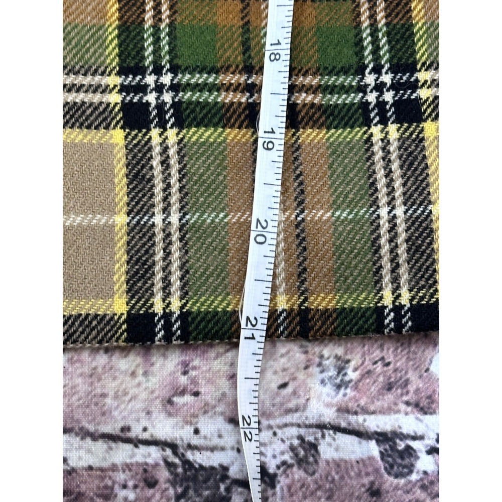 Vintage Pendleton Green Plaid Wool Skirt High Waisted A-Line Size 18 Flawed Prep - Picture 12 of 12